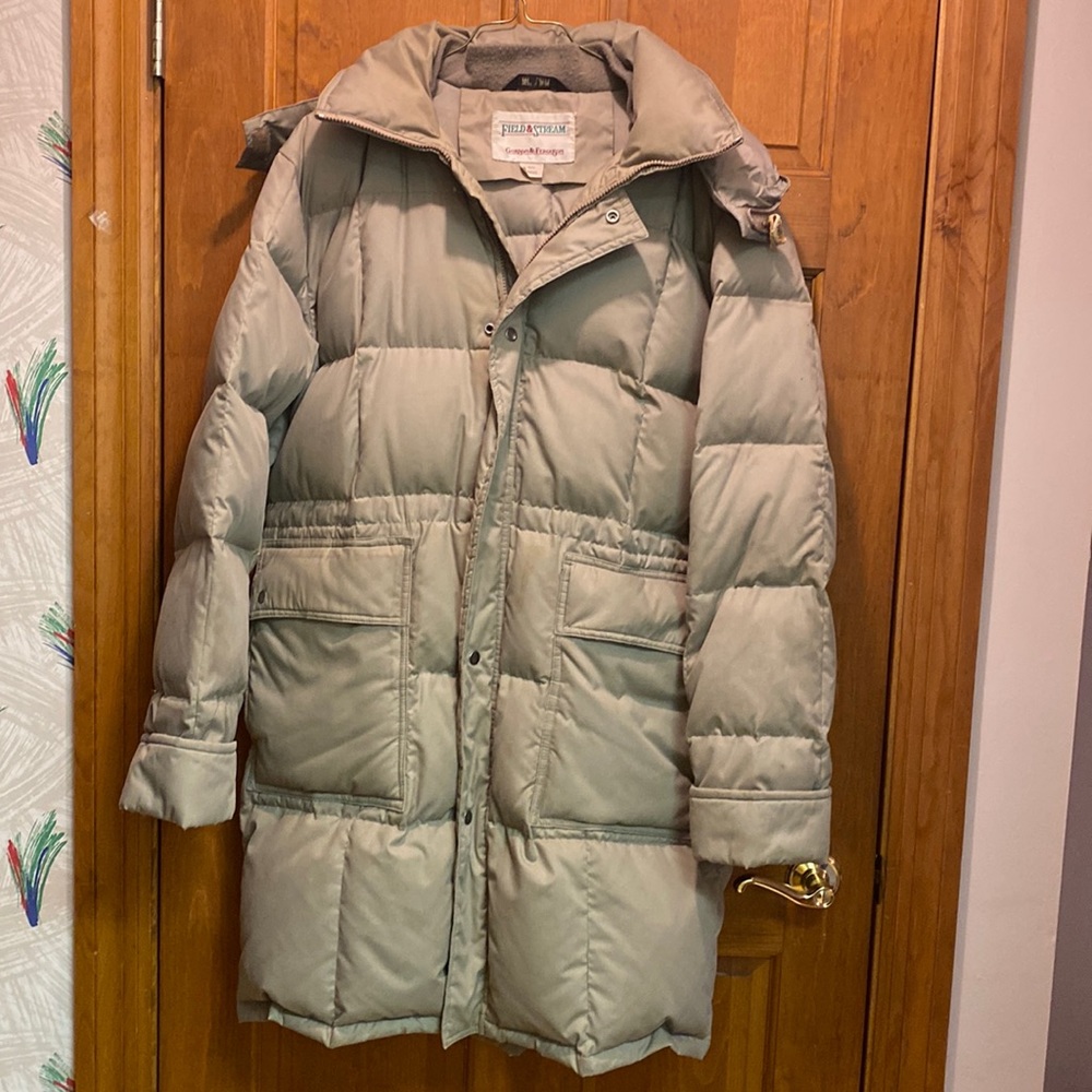 Field and Stream down hooded parka